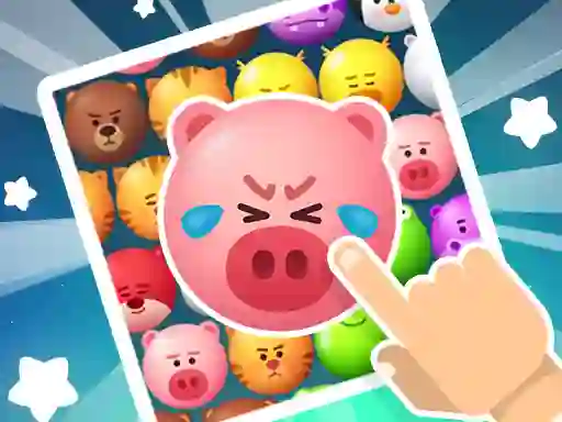 بازی Crazy Zoo Swipe Match 3 Puzzle آنلاین