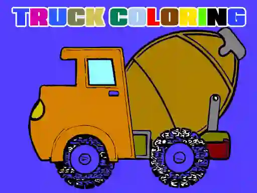 بازی Trucks Coloring Book آنلاین