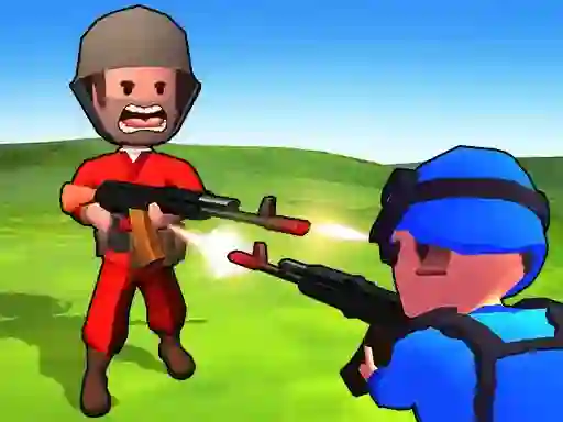 بازی Little Commander. Red vs Blue آنلاین