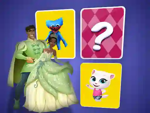 بازی The Princess and the Frog Memory Card Match آنلاین