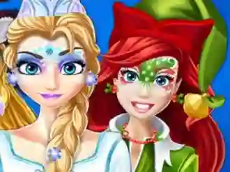 بازی Christmas Face Painting آنلاین