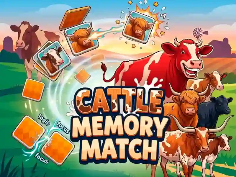 بازی Cattle Memory Match آنلاین