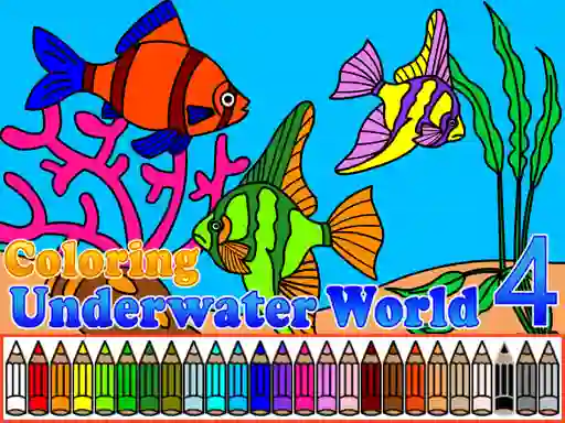 بازی Coloring Underwater World 4 آنلاین