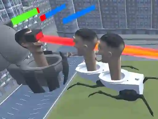 بازی Merge Toilet Skib Fight آنلاین