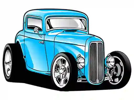 بازی Hot Rod Coloring آنلاین