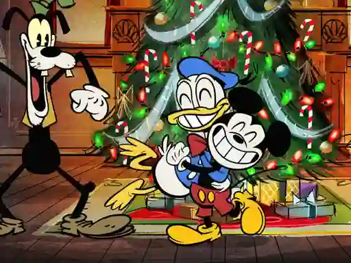 بازی Preparing Mickey For Christmas Match 3 آنلاین