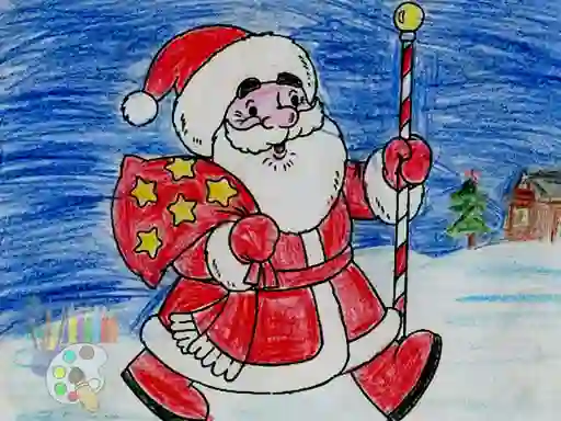 بازی Santa Claus Coloring آنلاین