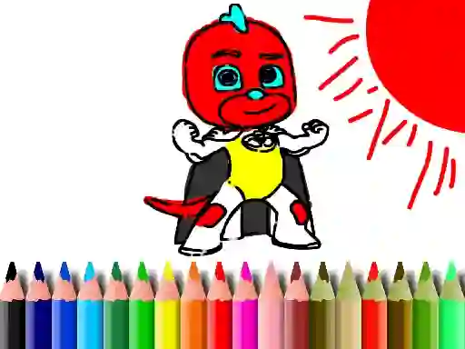 بازی Back To School: Mask Boy Coloring آنلاین
