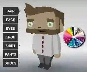 بازی Coloring Bloxy Boy آنلاین