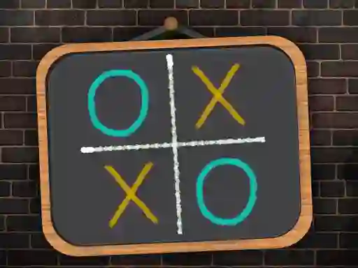 بازی Tic Tac Toe blackboard آنلاین
