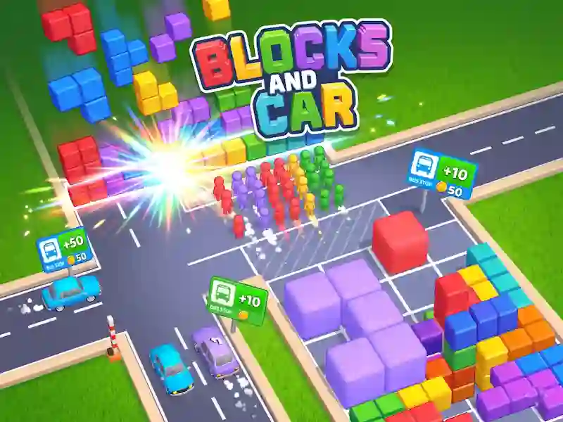 بازی Blocks and Car آنلاین
