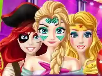 بازی Halloween Princess Party آنلاین