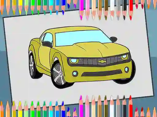 بازی American Cars Coloring Book آنلاین
