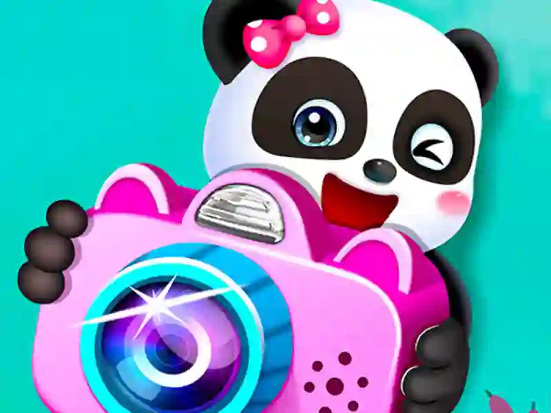 بازی Baby Panda Photo Studio آنلاین