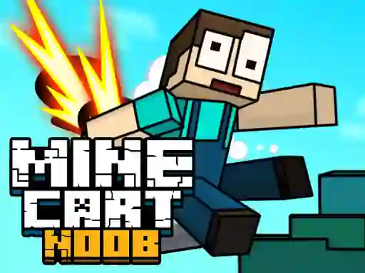 بازی Mine Cart Noob آنلاین
