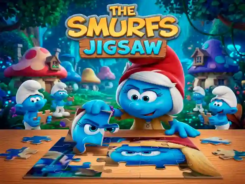 بازی The Smurfs Jigsaw آنلاین