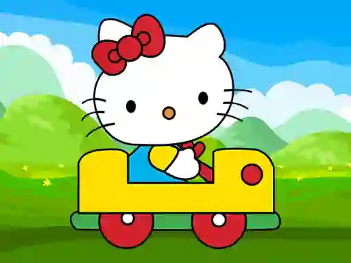 بازی Cute Kitty Car Jigsaw آنلاین