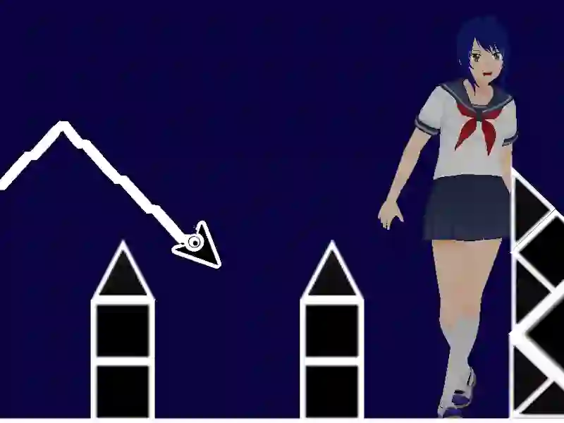 بازی Space Geometry Dash Waves آنلاین