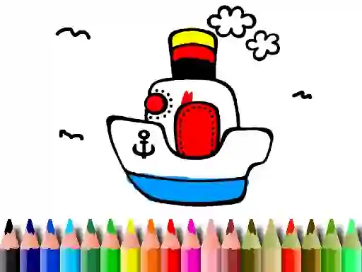 بازی Back to School: Boat Coloring آنلاین