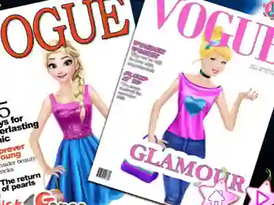بازی Princesses On Vogue Cover آنلاین