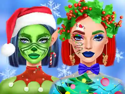 بازی Ellie Christmas Makeup آنلاین