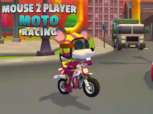 بازی Mouse 2 Player Moto Racing آنلاین