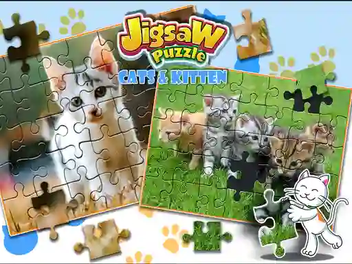 بازی Jigsaw Puzzle Cats & Kitten آنلاین