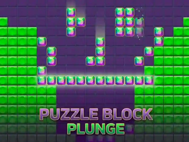 بازی Puzzle Block Plunge آنلاین