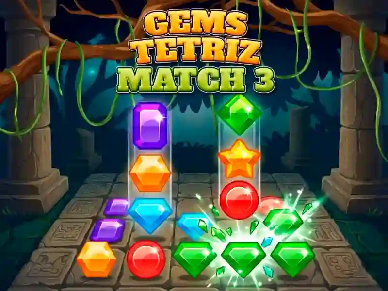 بازی Gems Tetriz Match 3 آنلاین