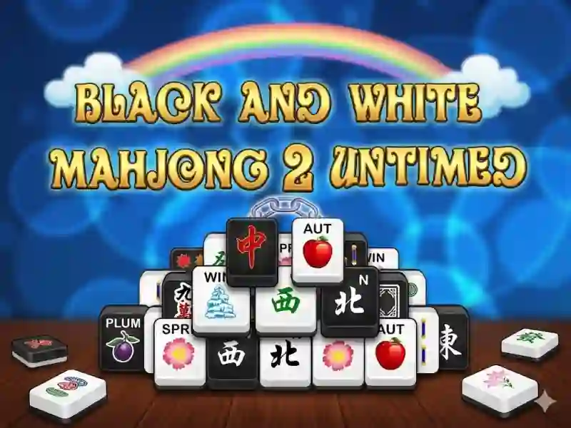 بازی Mahjong Black White 2 Untimed آنلاین