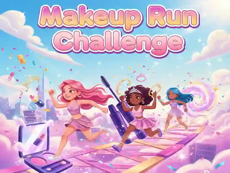 بازی Makeup Run Challenge آنلاین