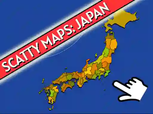 بازی Scatty Maps Japan آنلاین