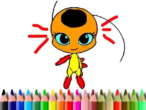 بازی Back To School: Dotted Girl Coloring آنلاین