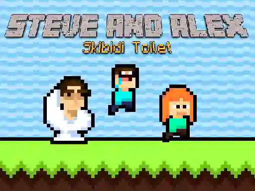 بازی Steve and Alex Skibidi Toilet آنلاین