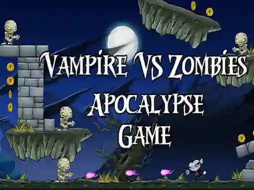 بازی Vamp kid vs The Zombies apocalipse آنلاین