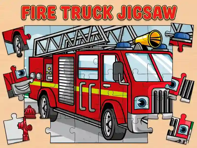 بازی Fire Truck Jigsaw آنلاین