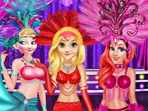 بازی Princess As Los Vegas Showgirls آنلاین
