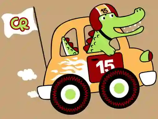 بازی Fast Racing Cars Coloring آنلاین