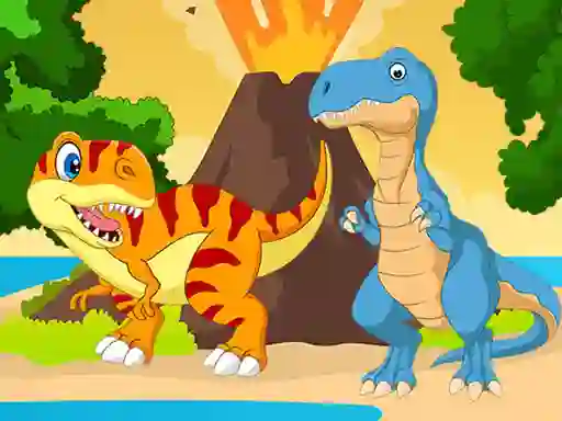 بازی Dino Jigsaw آنلاین