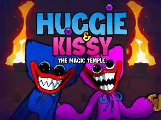 بازی Huggie & Kissy The Magic Temple آنلاین
