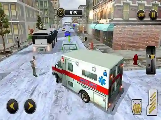 بازی Modern city ambulance simulator آنلاین