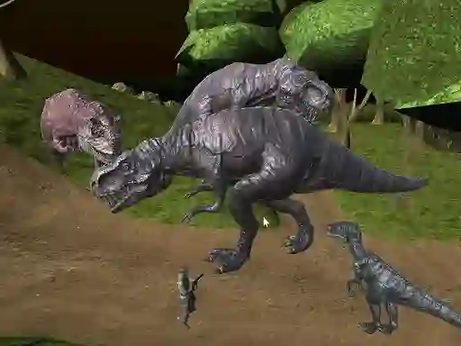 بازی Mightnight Multiplayer Dinosaur Hunt آنلاین
