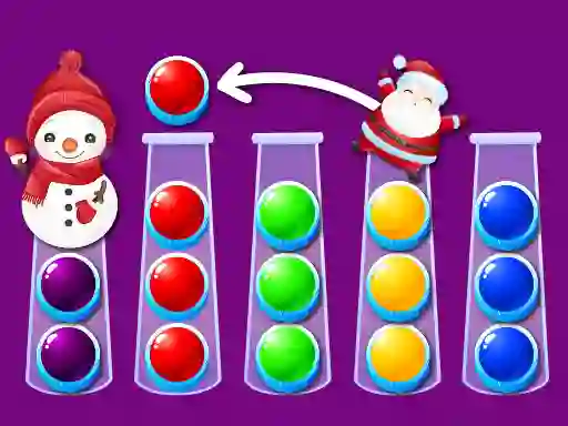 بازی Ball Sort Xmas آنلاین
