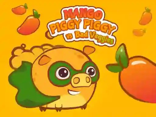 بازی Mango Piggy Piggy vs Bad Veggies آنلاین