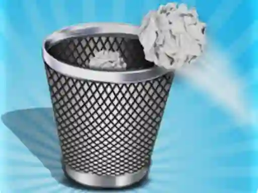 بازی Trash Toss Paper Flings آنلاین