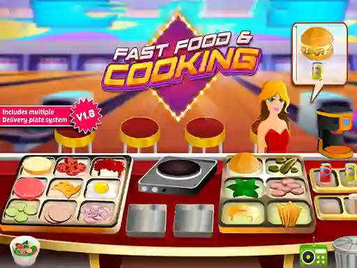 بازی Fast Food & Cooking آنلاین