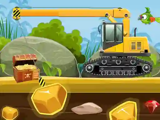 بازی Gold Truck Crane آنلاین