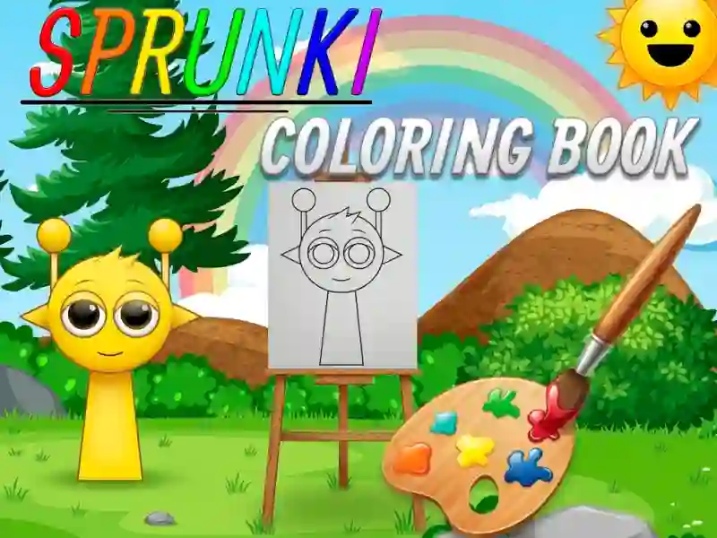 بازی Sprunki Coloring Book آنلاین