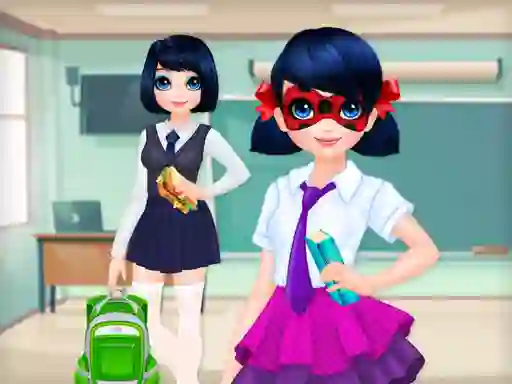 بازی Dotted Girl Back to School آنلاین