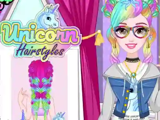 بازی Unicorn Hairstyles آنلاین